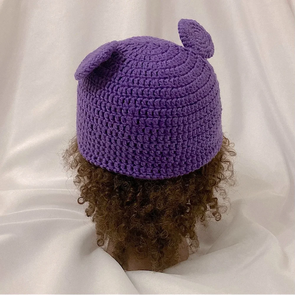 ⭐️ 2010 Purple Knit Ugly Doll Hat Beanie 💗